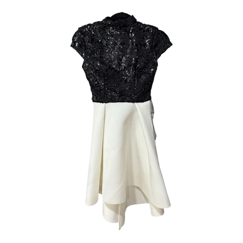 Elegant Black and White women’s Dress